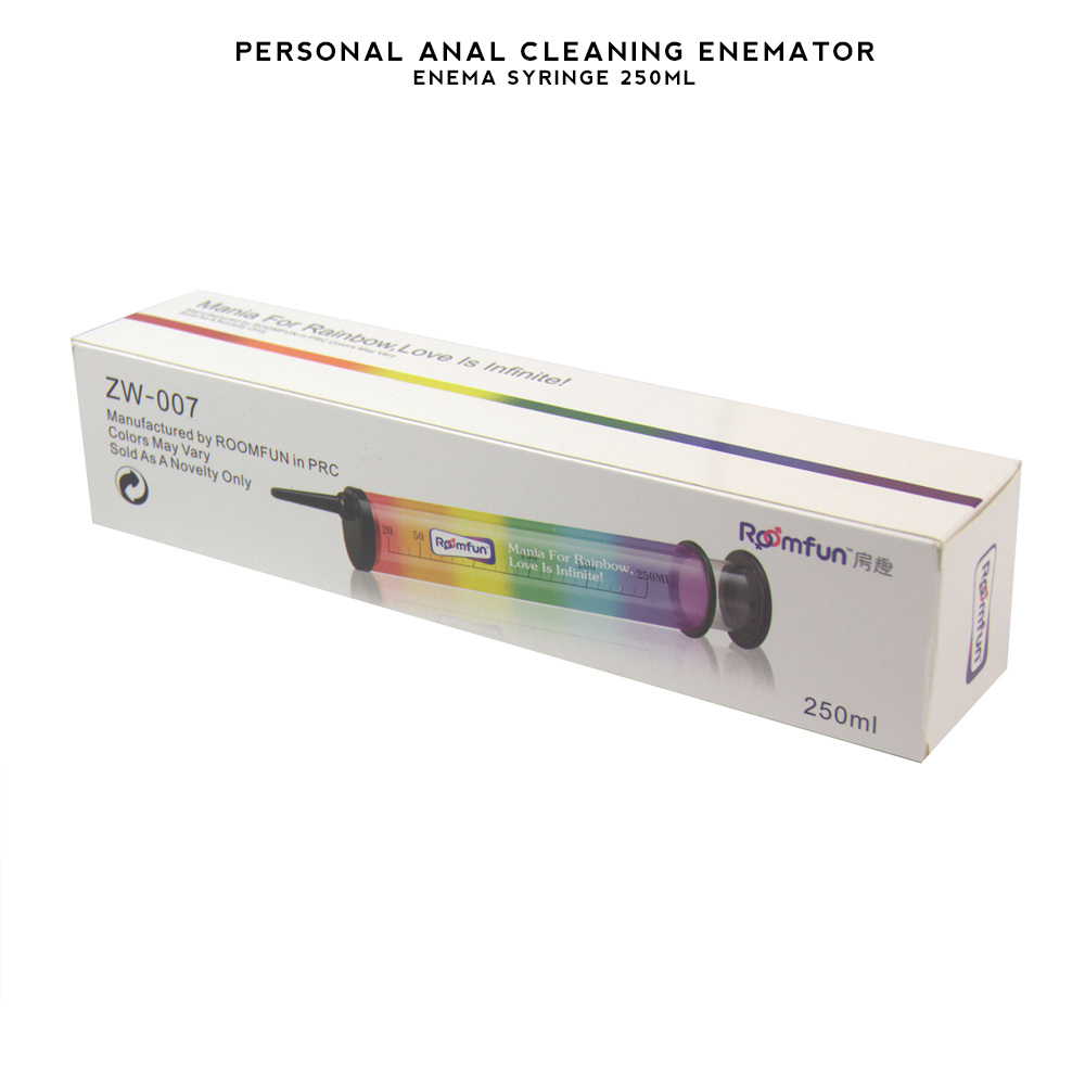 Personal Anal Cleaning Douche Enema Syringe Enemator 250mL