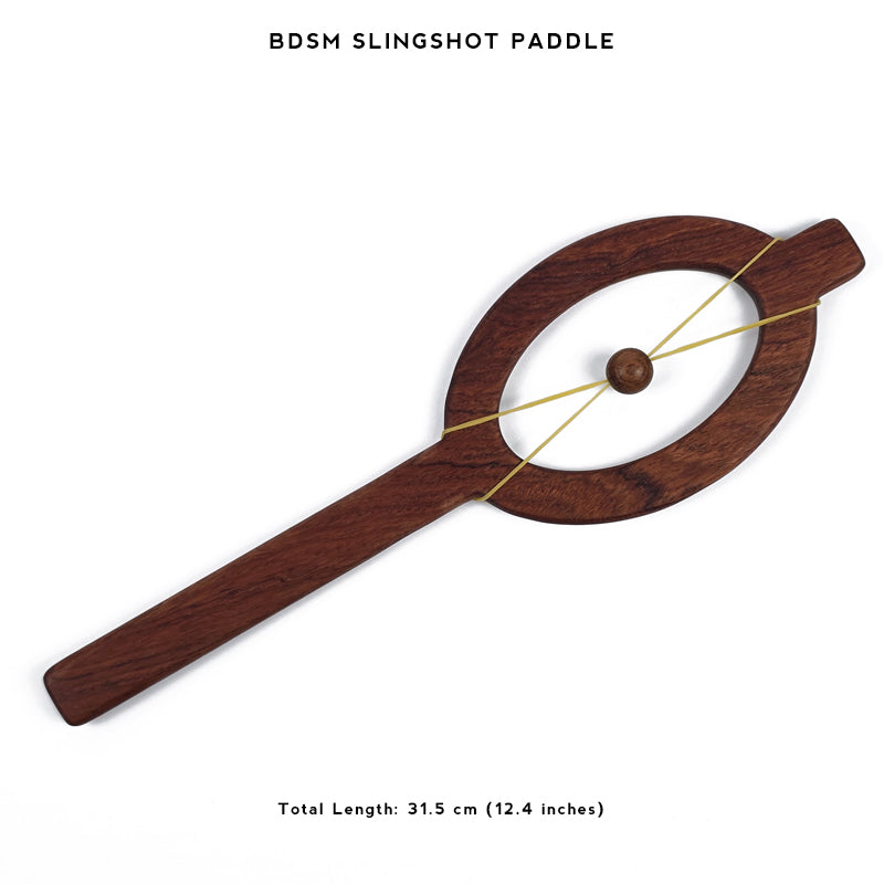 The Punisher Wooden BDSM Sling shot Paddle