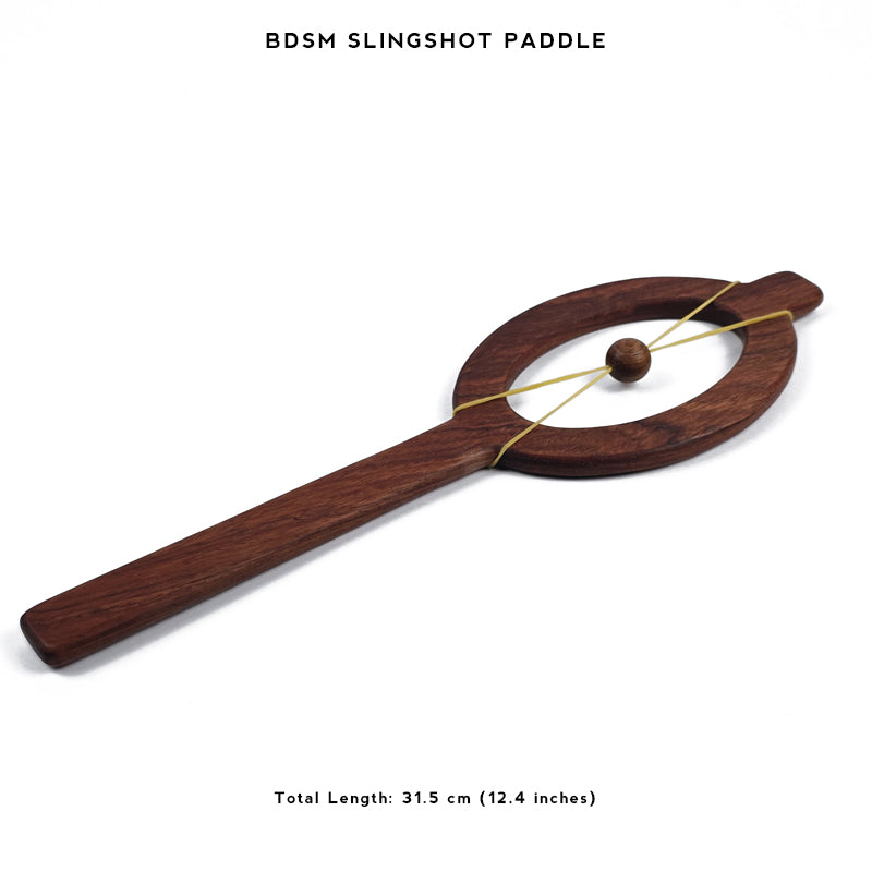 The Punisher Wooden BDSM Sling shot Paddle