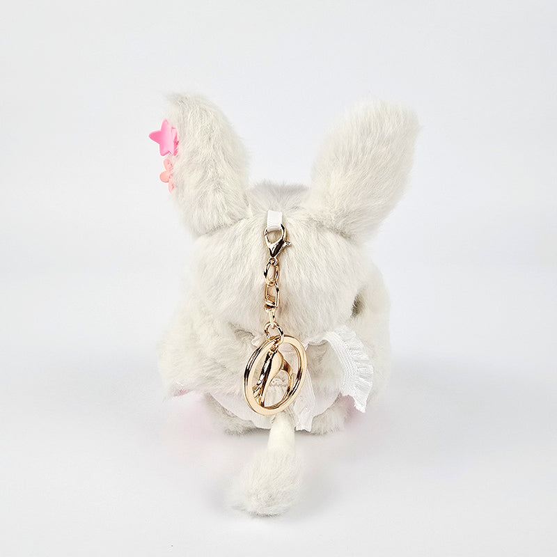 Bratty Bat Mini and Bratty Brat Mini Plushie with Keychain and Dress-Up Accessories