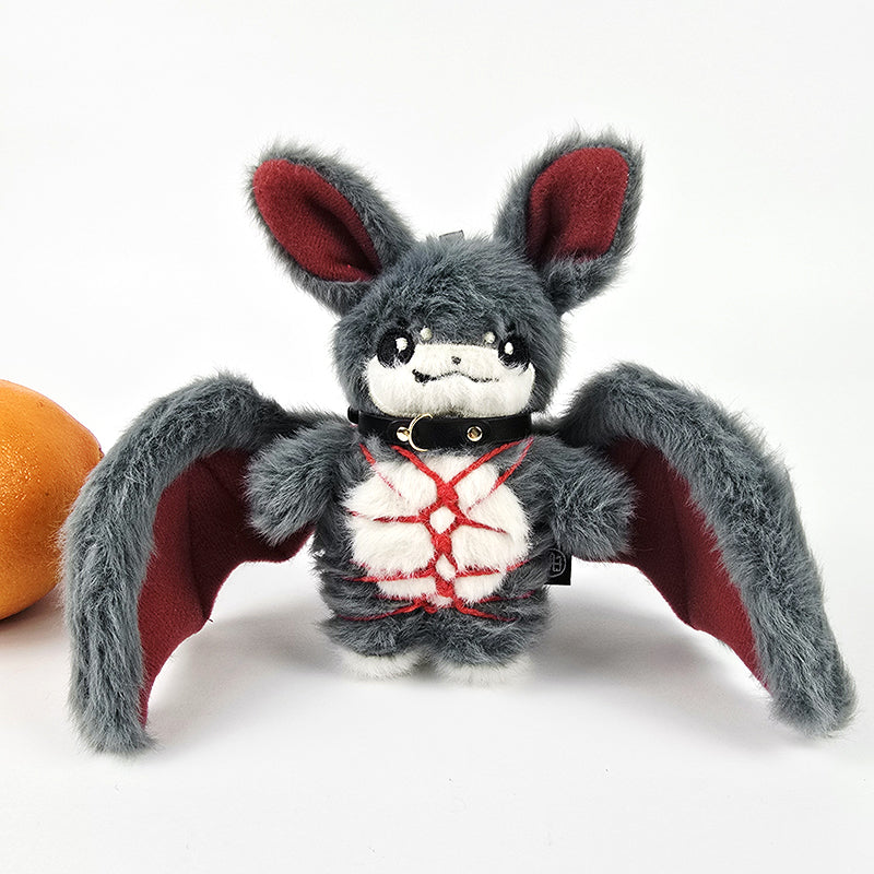 Bratty Bat Mini and Bratty Brat Mini Plushie with Keychain and Dress-Up Accessories