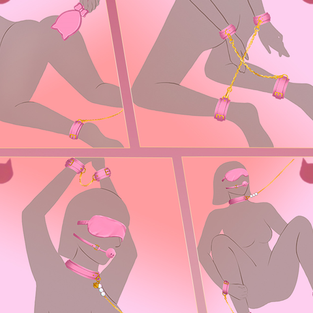 MISSFUN® Luxury Pink Passion Dolly BDSM Set