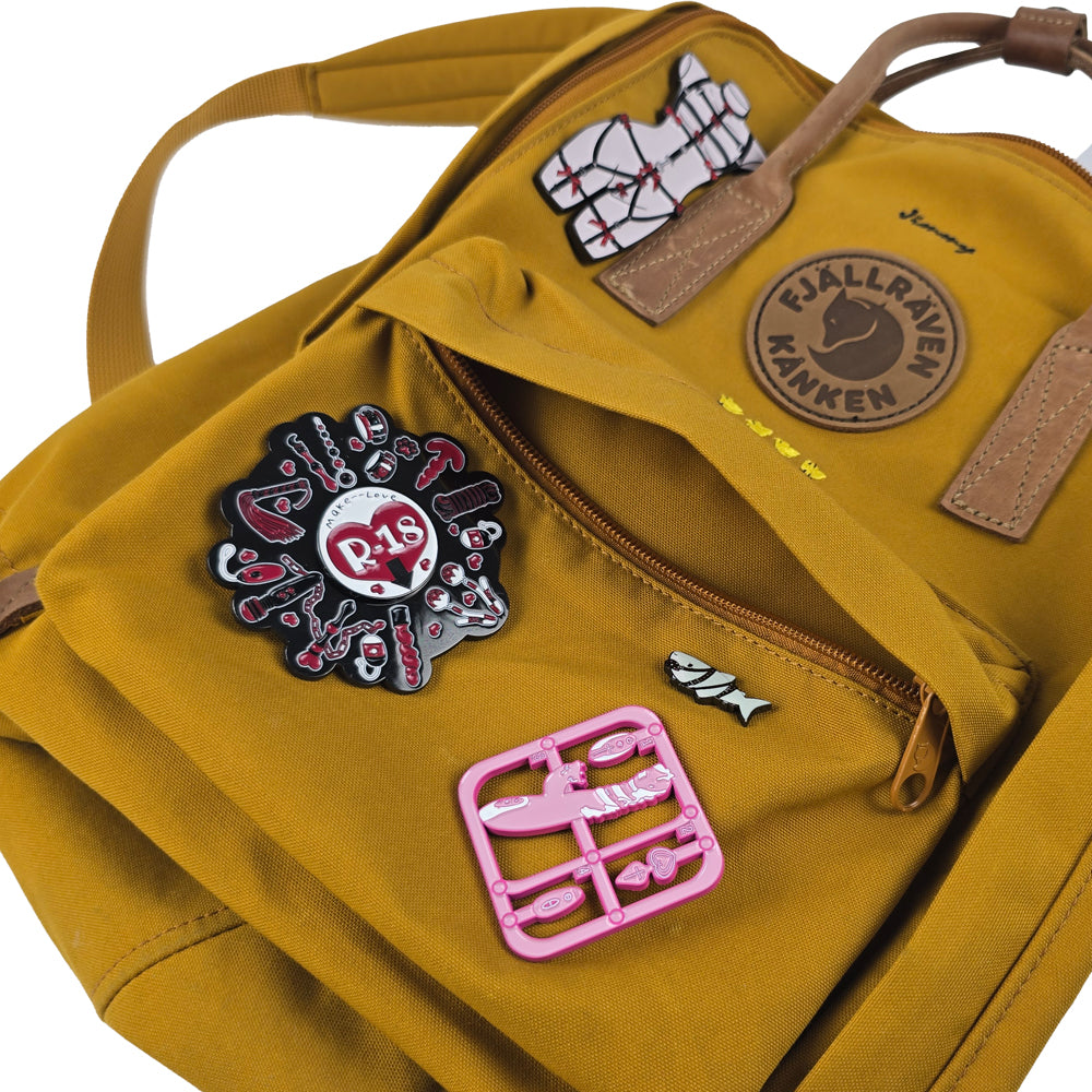 Alloy Enamel Pins - BDSM Briefcase