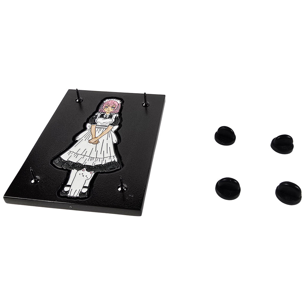 Alloy Enamel Pins - Shibari Maid (Double-Sided)