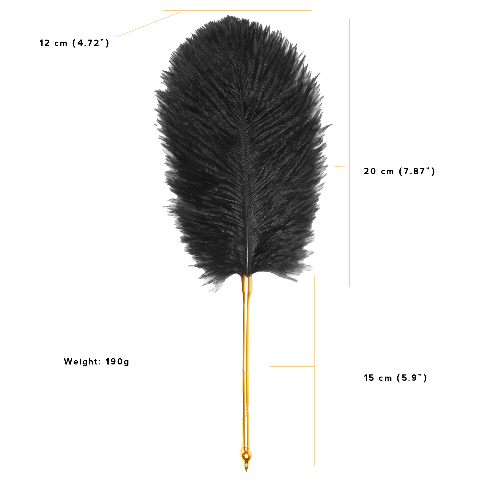 Luxury Ostrich Feather Tickler