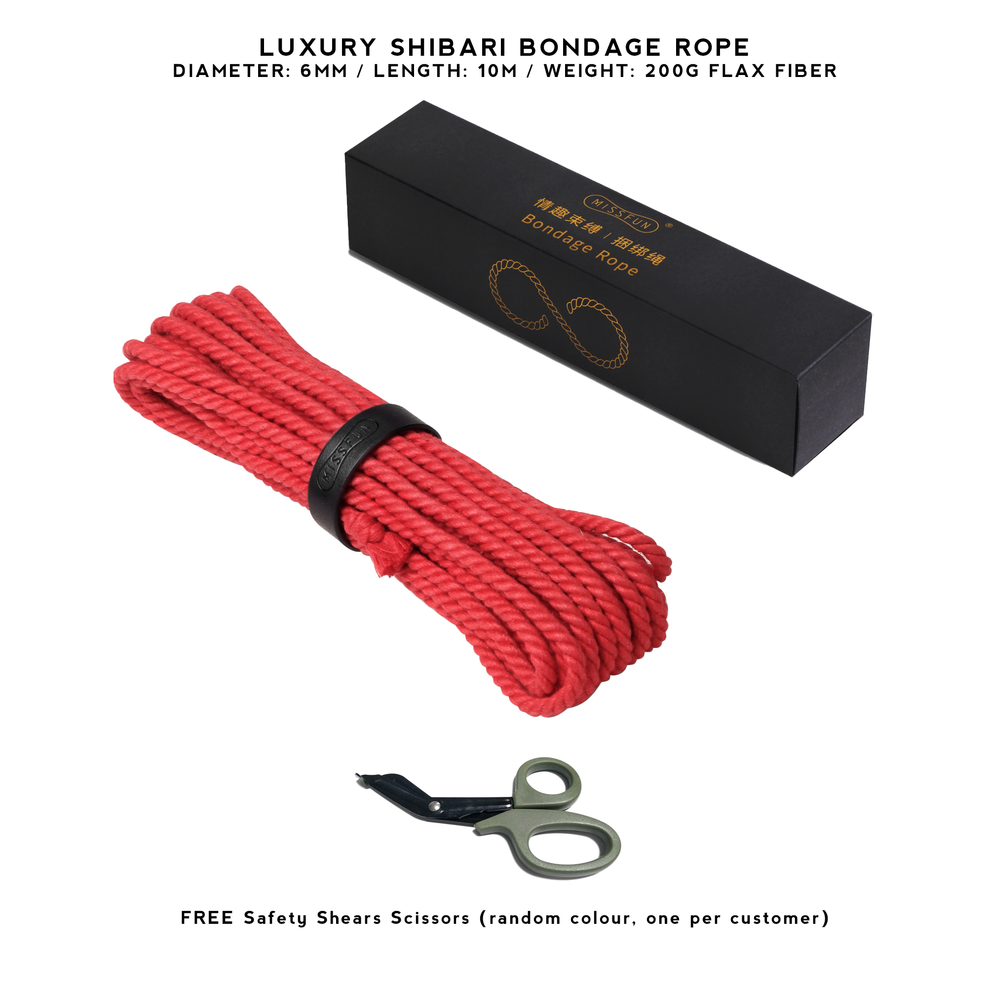 MISSFUN® Luxury Shibari Bondage Rope