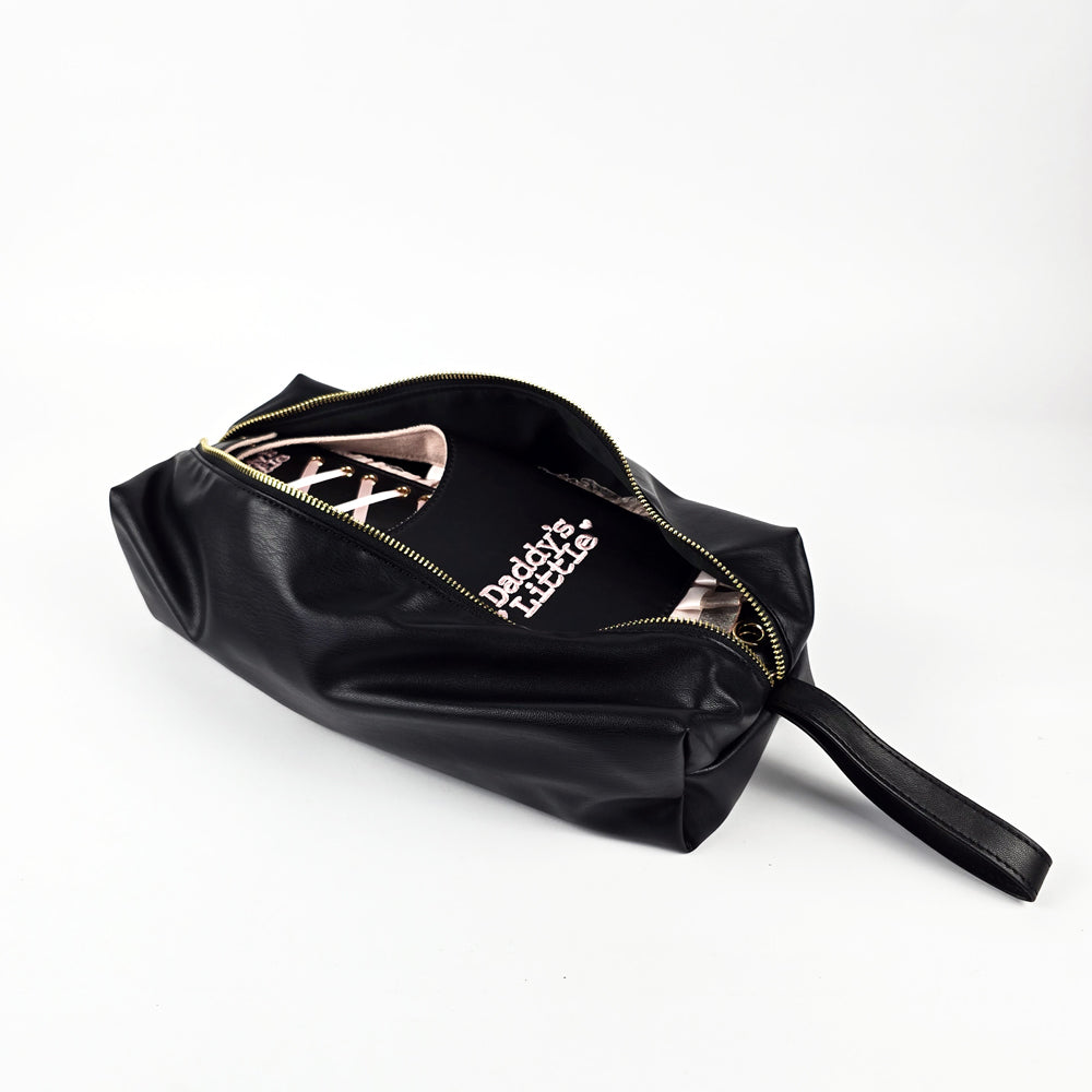Daddy Dom/Little Girl DDLG Black Pink Bondage Set