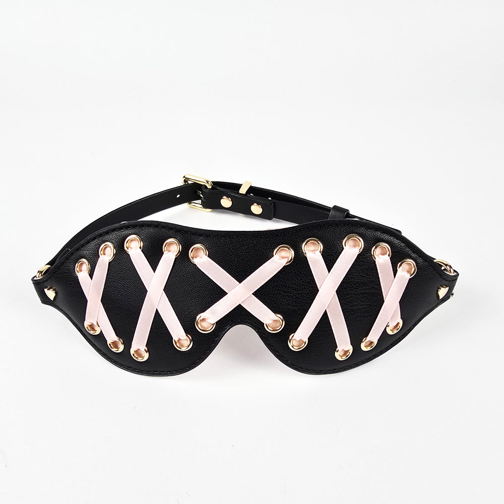Daddy Dom/Little Girl DDLG Black Pink Bondage Set
