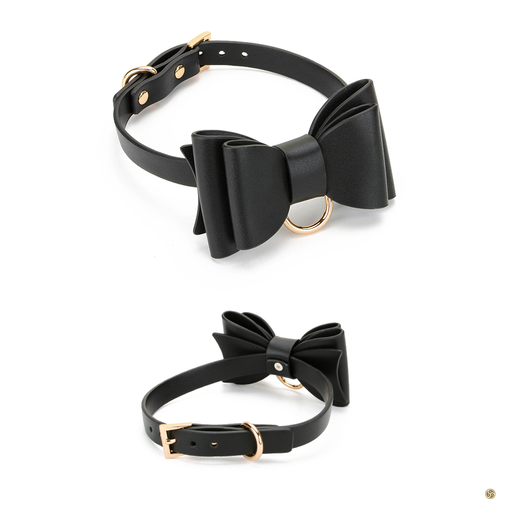 Dicky Bow Collar with Leash