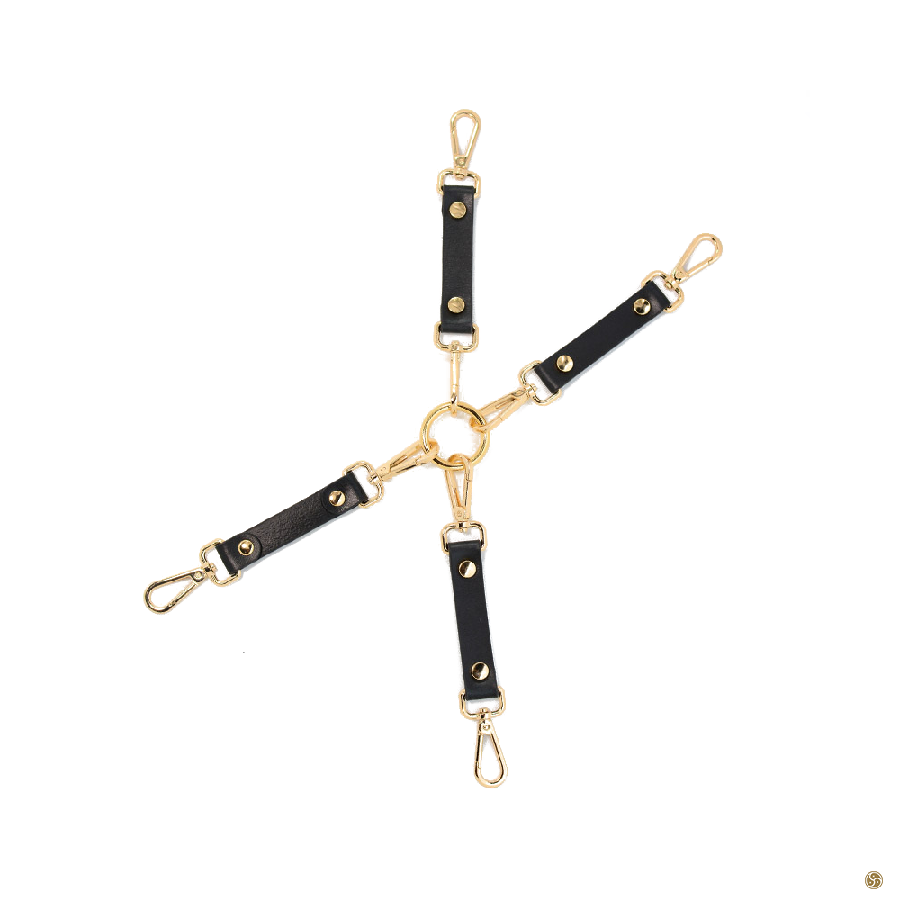 Genuine Leather BDSM Hogtie (Detachable)