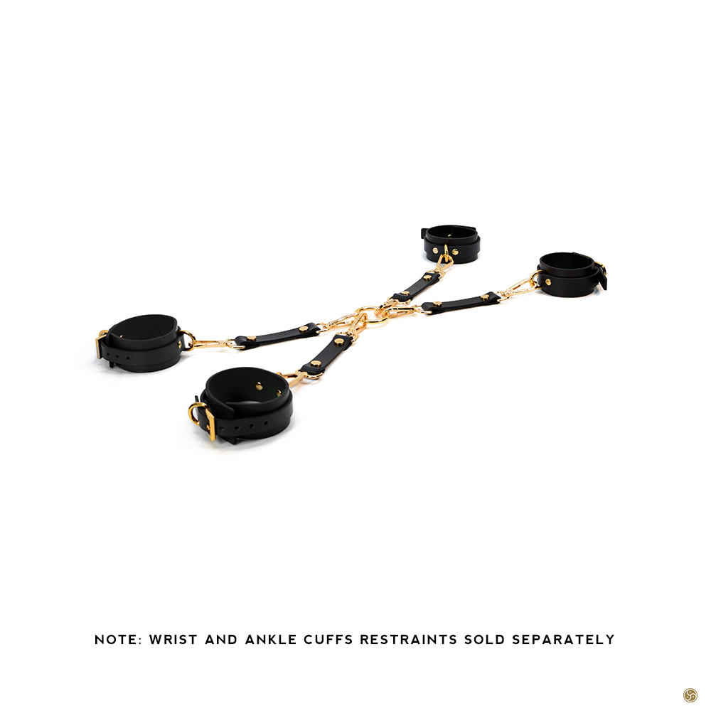 Genuine Leather BDSM Hogtie (Detachable)
