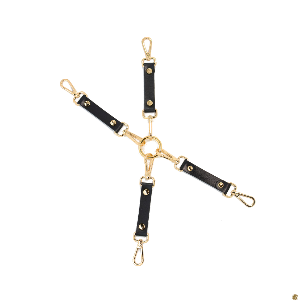 Genuine Leather BDSM Hogtie (Detachable)