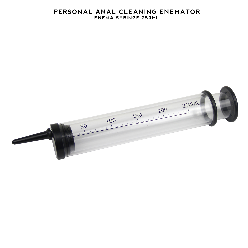 Personal Anal Cleaning Douche Enema Syringe Enemator 250mL