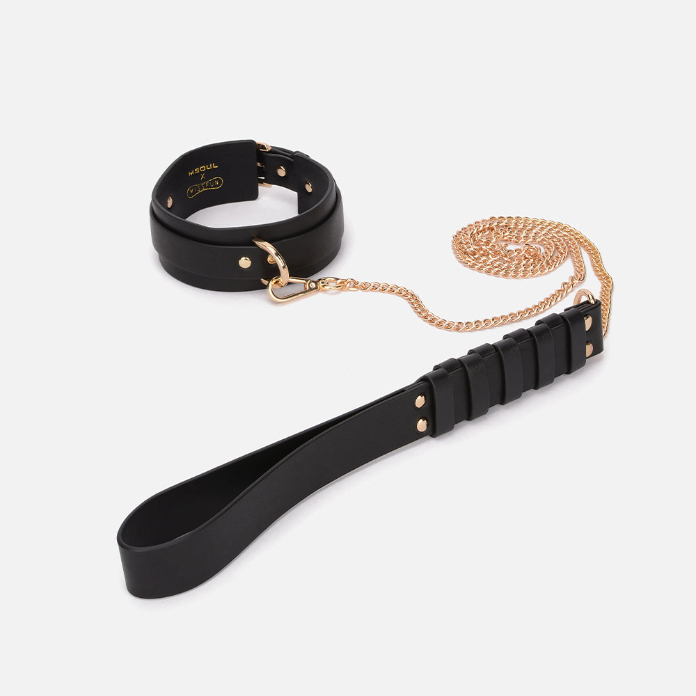 MISSFUN® Signature Collection Genuine Leather BDSM Restraint Kit (12 Pieces)