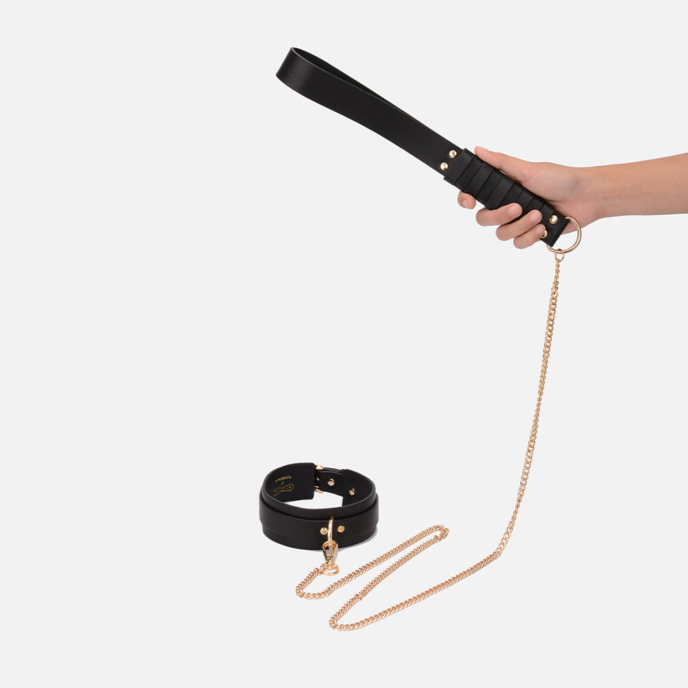 MISSFUN® Signature Collection Genuine Leather BDSM Restraint Kit (12 Pieces)