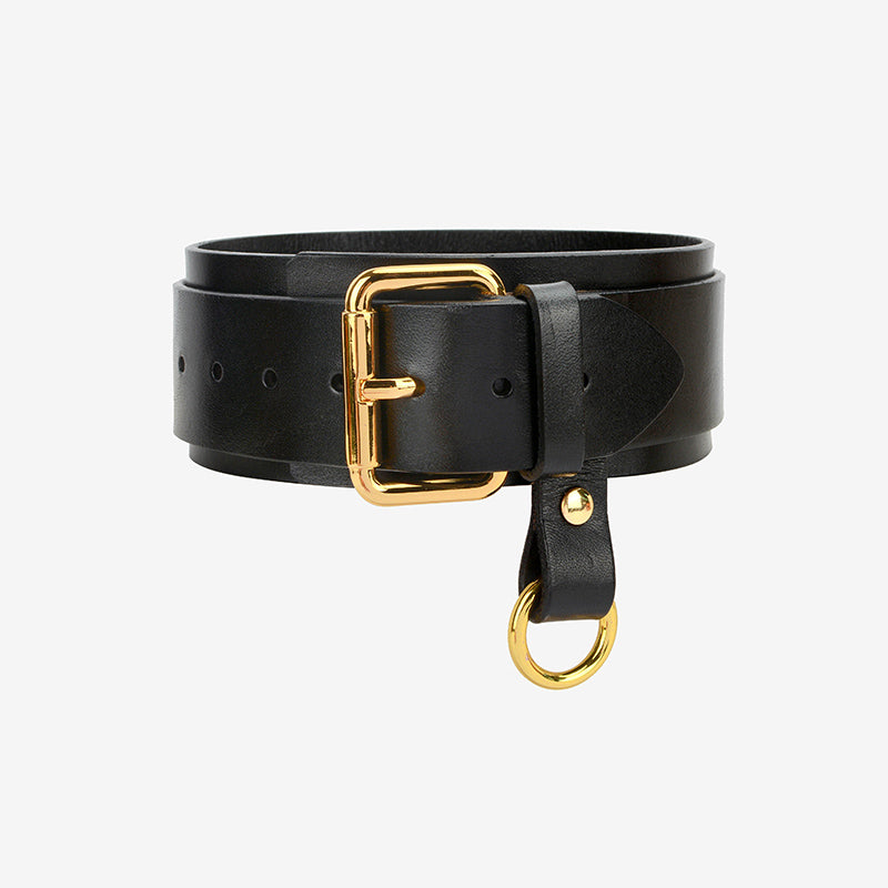 Deluxe Vegan Leather Bondage & Restraint Set Black