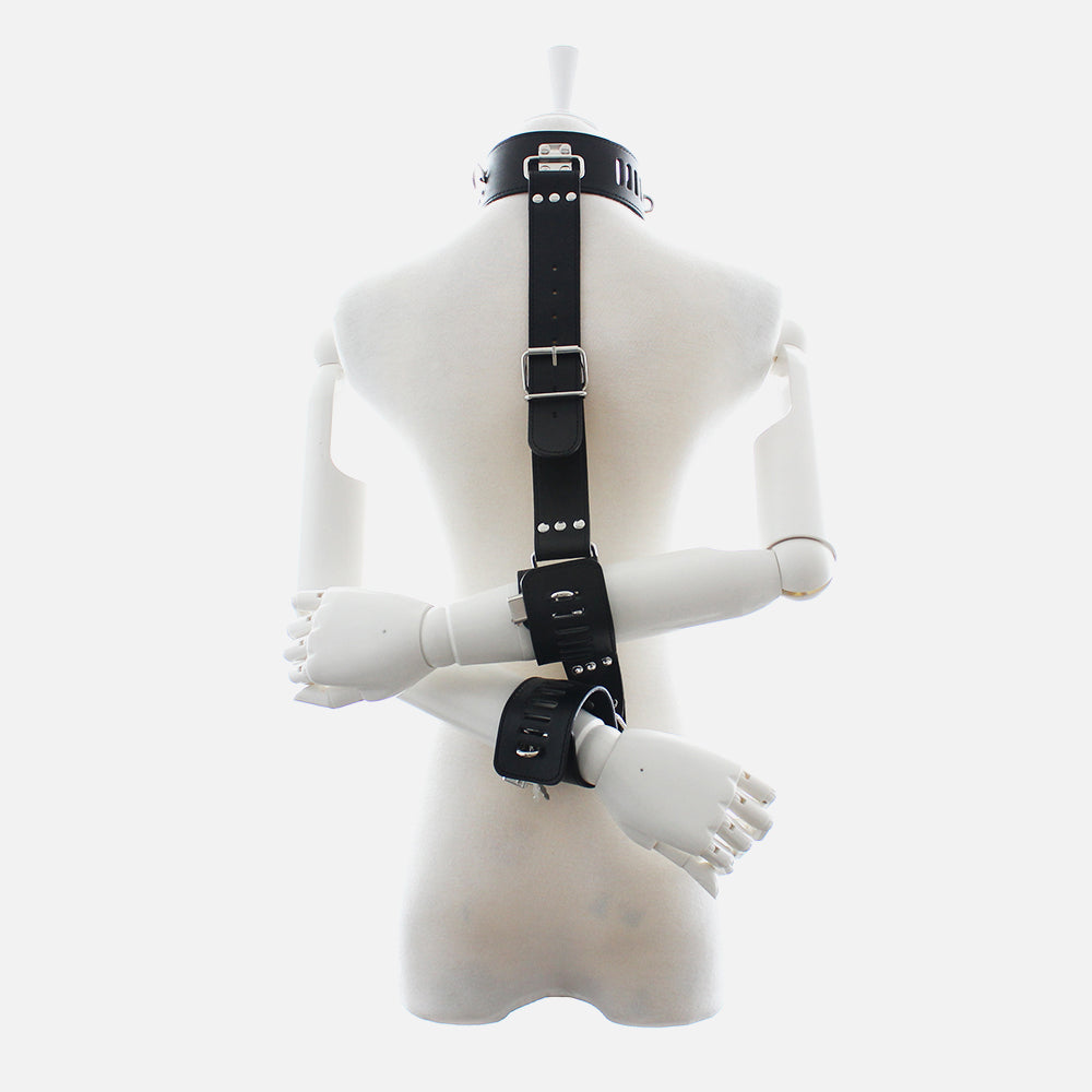 Behind-the-Back Posture Restraint Set (Vegan Leather)