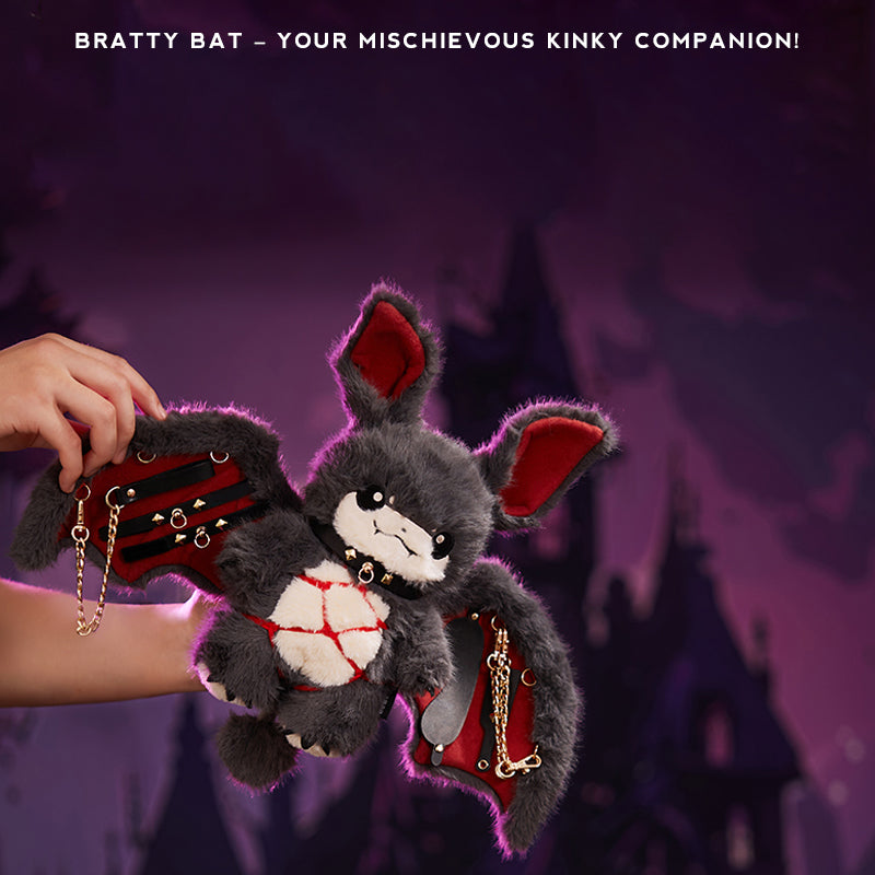 Bratty Bat BDSM Plushie Your Naughty Kinky Companion!