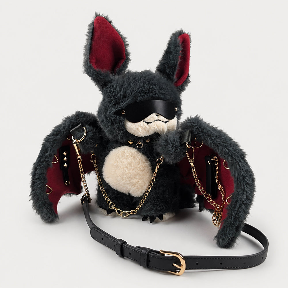 Bratty Bat Plush Recording Cross Shoulder Pouch