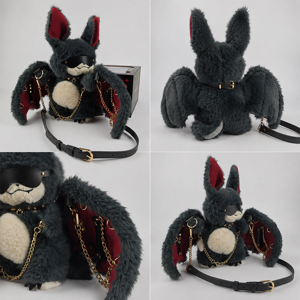 Bratty Bat Plush Recording Cross Shoulder Pouch