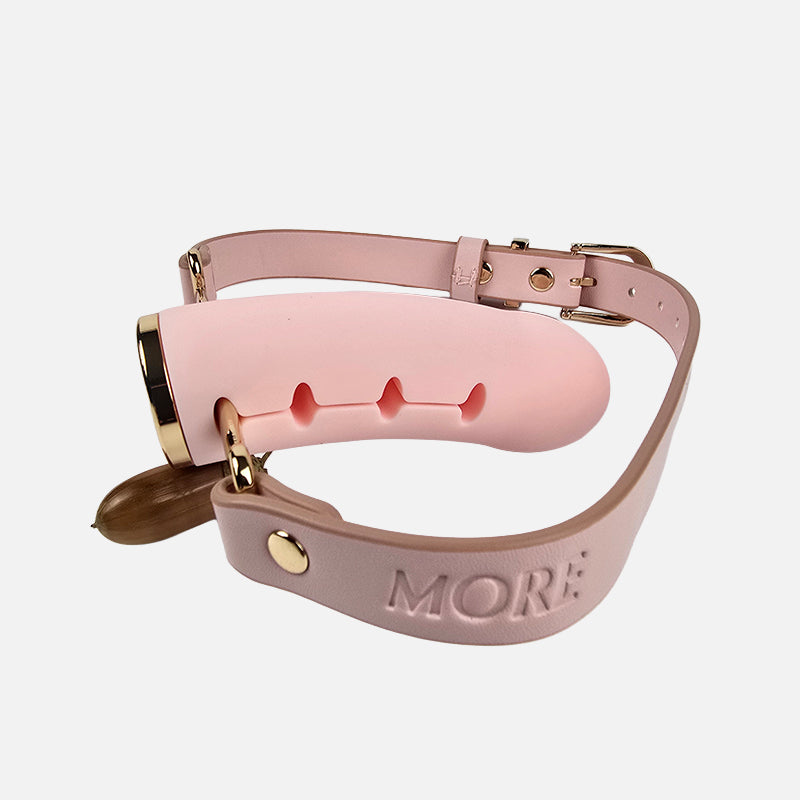 Progressive Deepthroat Sub Training Dildo Gag with Adjustable Depth