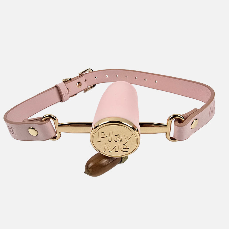 Progressive Deepthroat Sub Training Dildo Gag with Adjustable Depth