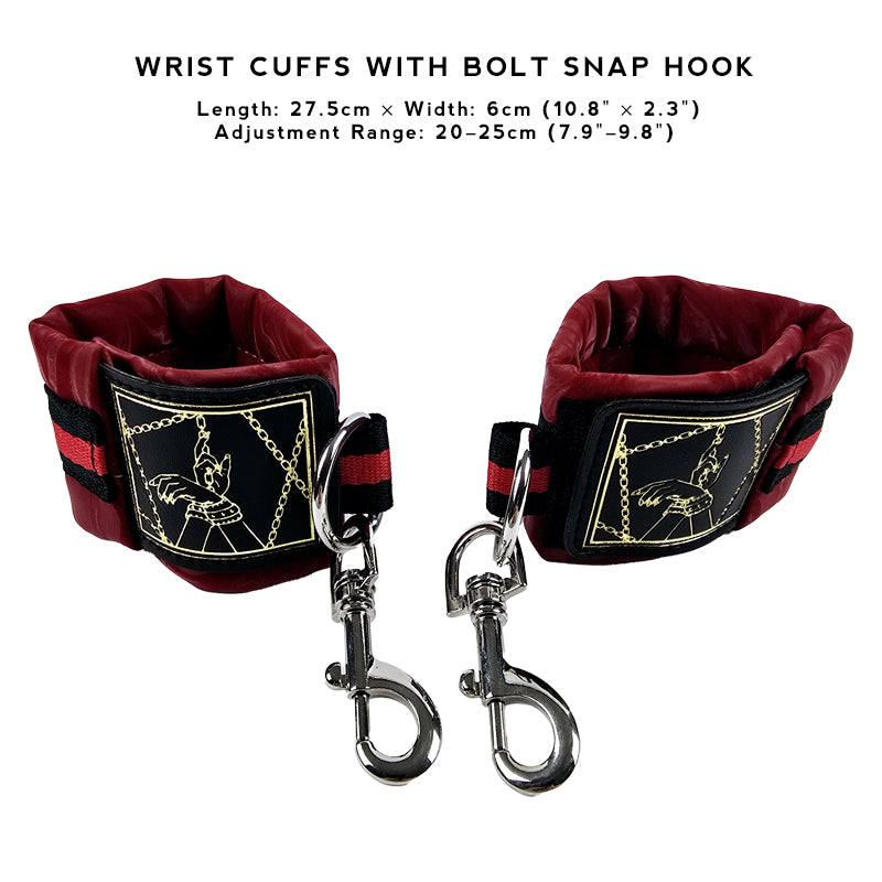 Deluxe Red Passion Behind Back Restraint Kit (5pc)