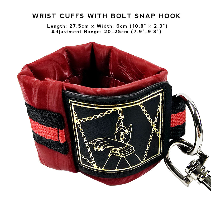 Deluxe Red Passion Behind Back Restraint Kit (5pc)