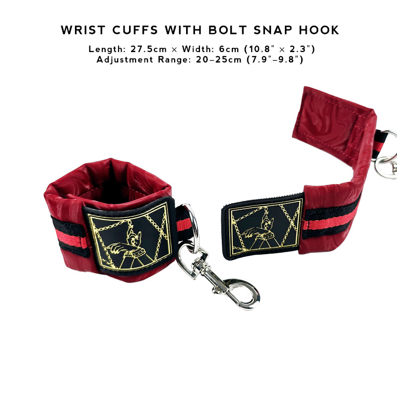 Deluxe Red Passion Behind Back Restraint Kit (5pc)