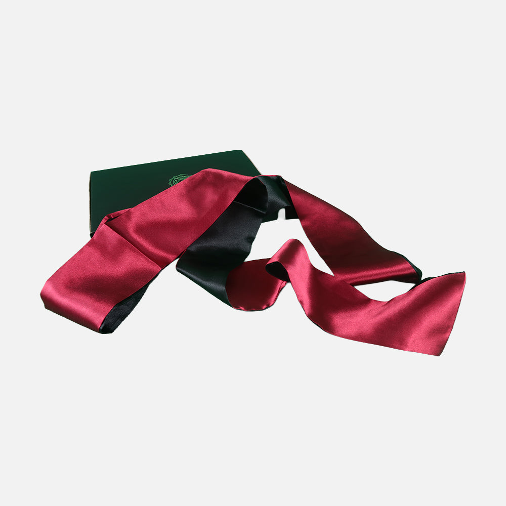 Deluxe Silky Sexy Satin Ribbon Blindfold Restraint x2