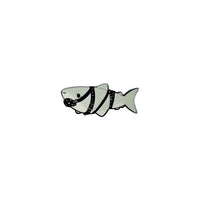 Alloy Enamel Pins - Shibari Shark with Ball Gag