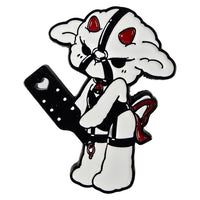 Alloy Enamel Pins - Kinky Devil Sheep With Paddle
