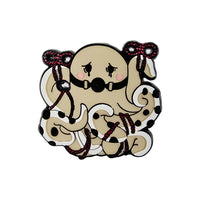 Alloy Enamel Pins - Shibari Octopus