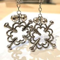 Flower Screw Nipple Clamps with Chain & Bells