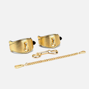 Golden "Kinky Kitten" 6-Piece Bondage Set