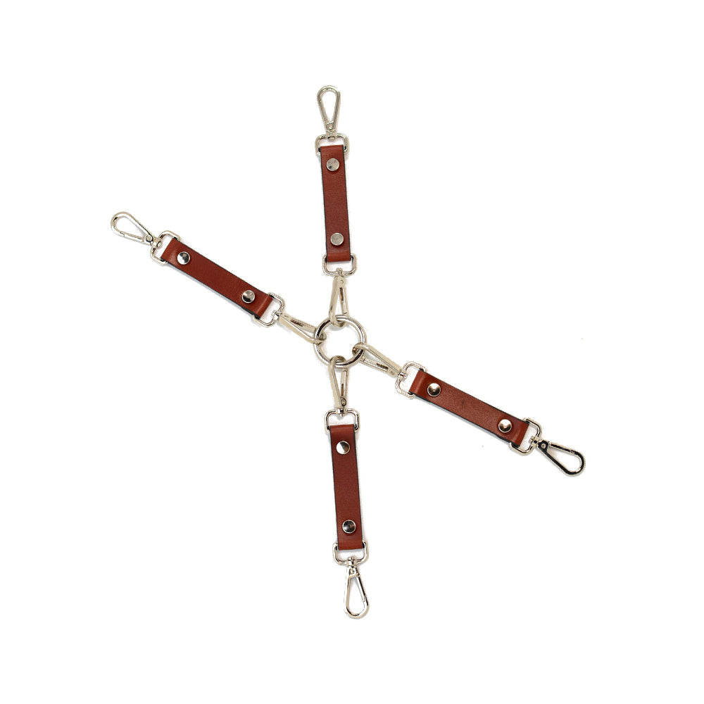 Genuine Leather BDSM Hogtie (Detachable)