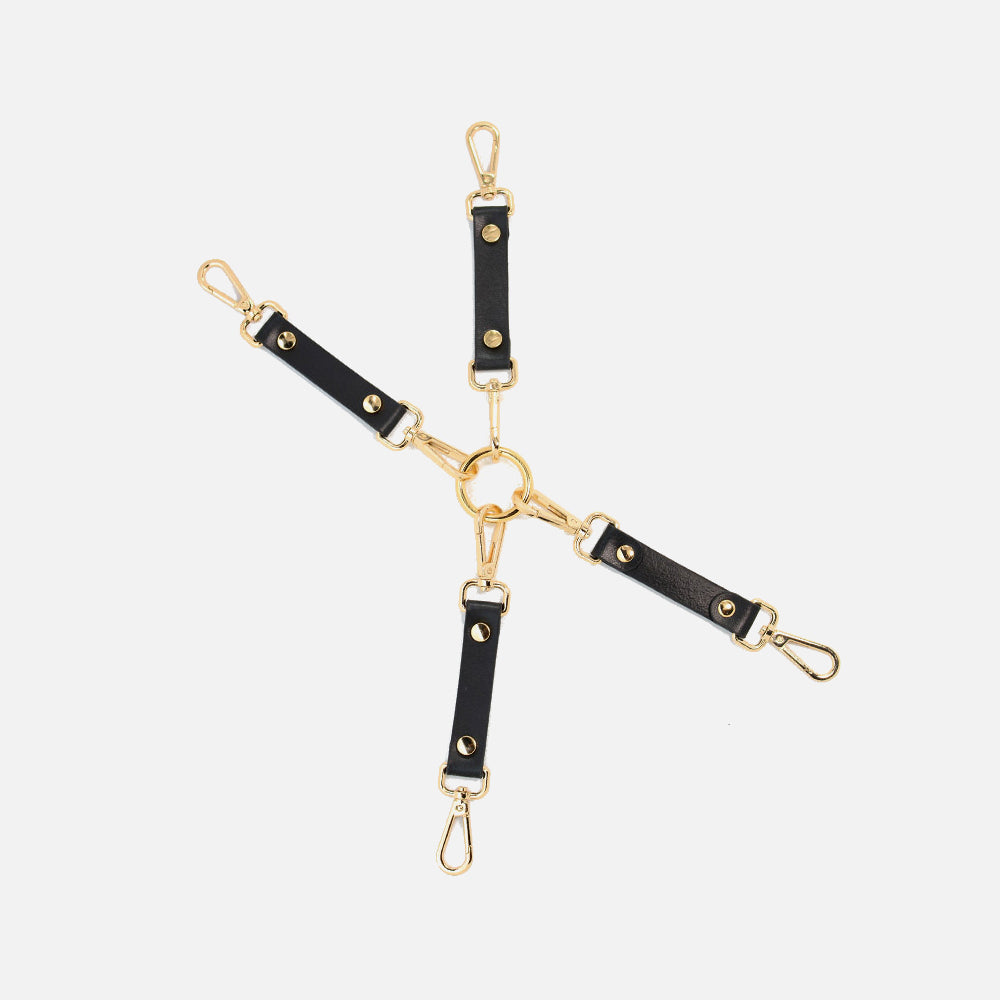 Genuine Leather BDSM Hogtie (Detachable)