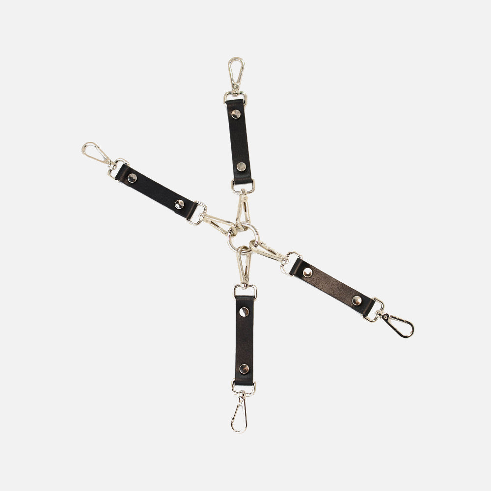 Genuine Leather BDSM Hogtie (Detachable)