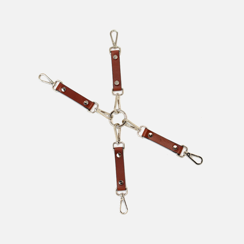 Genuine Leather BDSM Hogtie (Detachable)