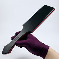 Luxury Handcrafted Full-Grain Leather Spanking Paddle Stacked Layers