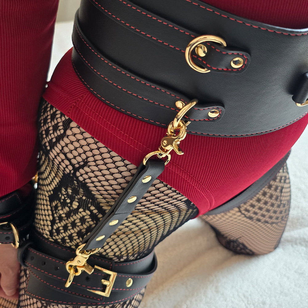 Luxe Waist Belt BDSM Restraint Bondage Set