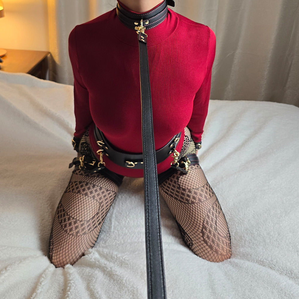 Luxe Waist Belt BDSM Restraint Bondage Set