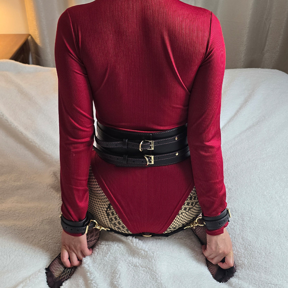 Luxe Waist Belt BDSM Restraint Bondage Set