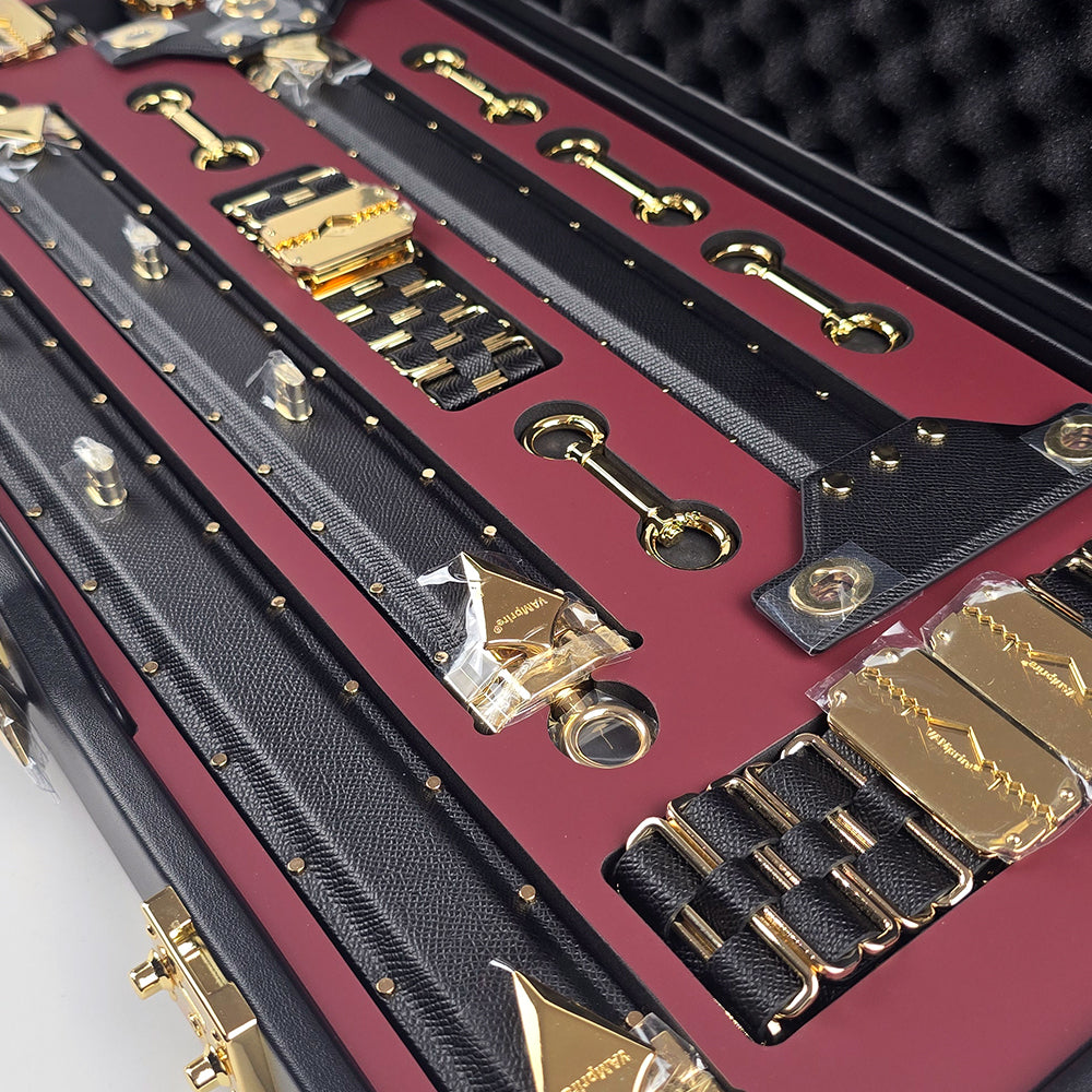Luxury Royal Chain BDSM Spreader Bar System (9-piece restraint set)