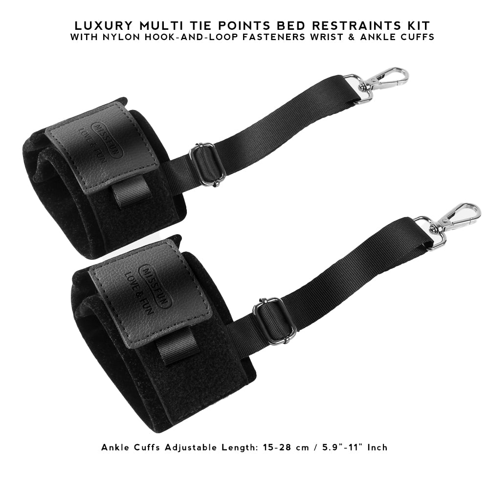 MISSFUN® Luxury Multi Tie Points Bed Restraint Kit