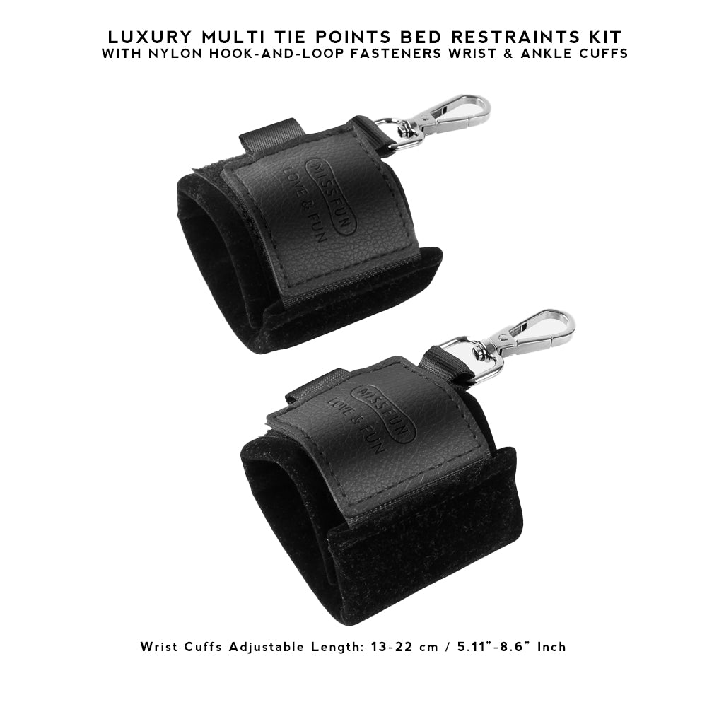 MISSFUN® Luxury Multi Tie Points Bed Restraint Kit