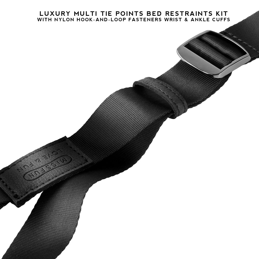 MISSFUN® Luxury Multi Tie Points Bed Restraint Kit