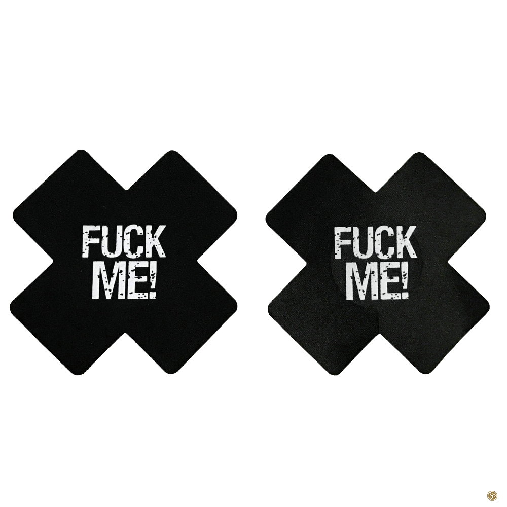 F*ck Me Pasties Adhesive Nipple Stickers