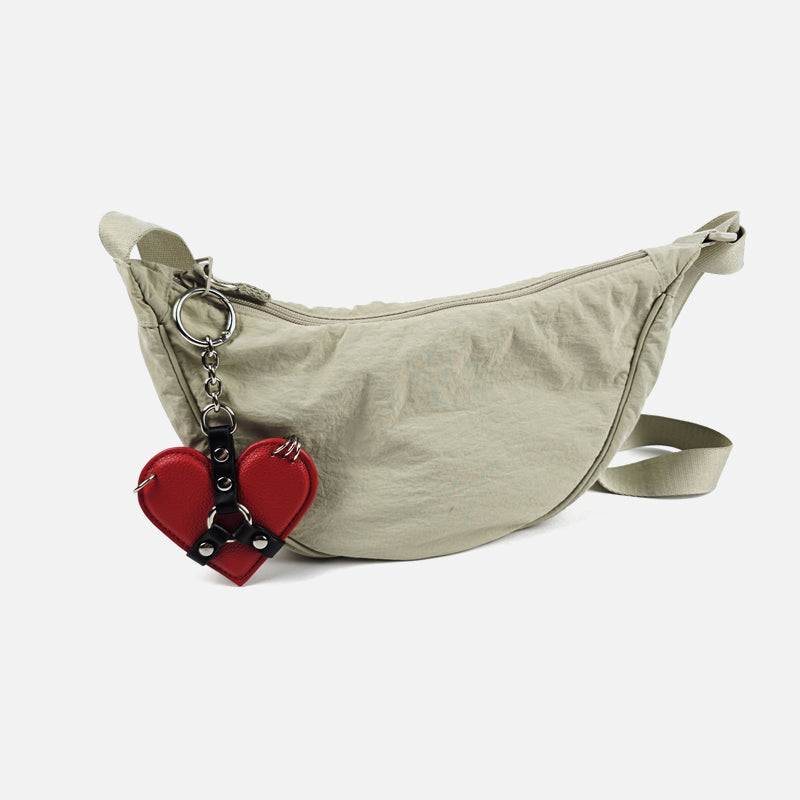 Pierced Heart Harness Keychain (Red or Black) OZGAGA