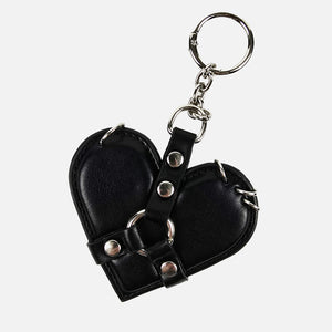Pierced Heart Harness Keychain (Red or Black) OZGAGA